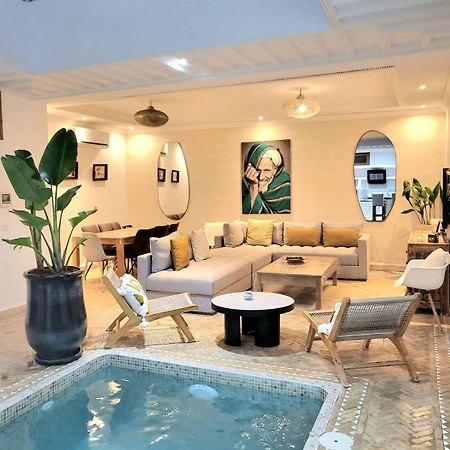Riad Melilo Avec Piscine Chauffee Marrakesh Exterior foto