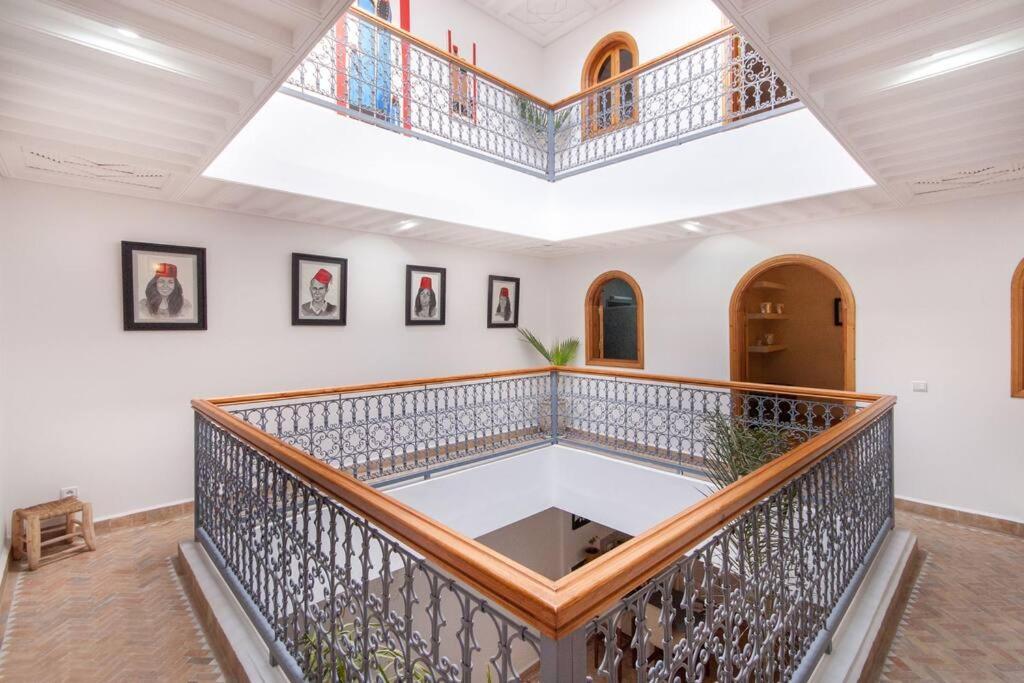Riad Melilo Avec Piscine Chauffee Marrakesh Exterior foto